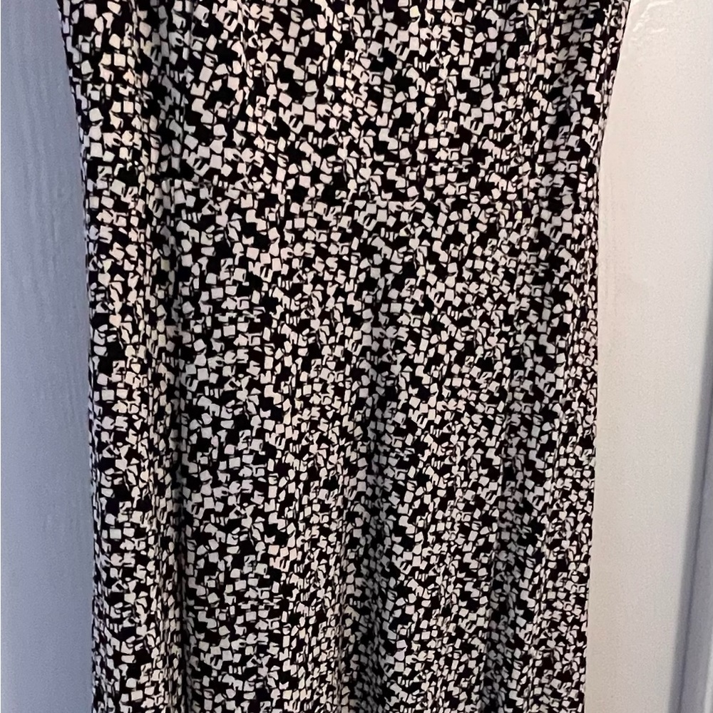 Ann Klein Black Lace & Cream Dress main image 1